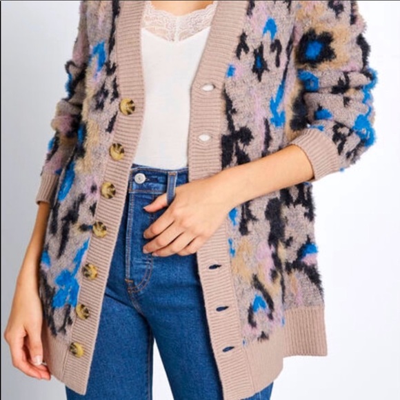 Modcloth A Fuzzy Feeling Oversized Cardigan - Picture 3 of 16